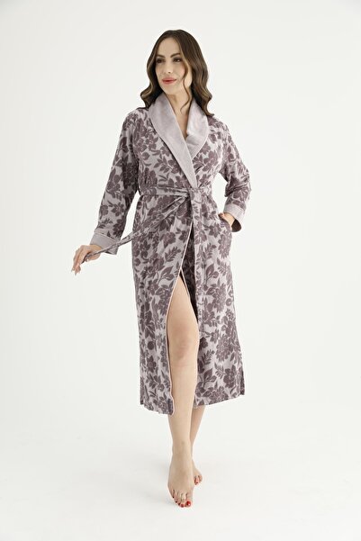 Nuşa Жакардовий халат з бамбукової бавовни Lakoste Bamboo