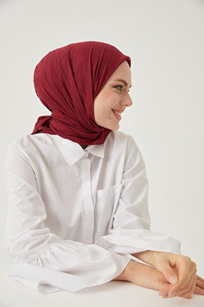 FRESCO SCARFS Women's Hijab Bamboo Scarf*dark Claret Red