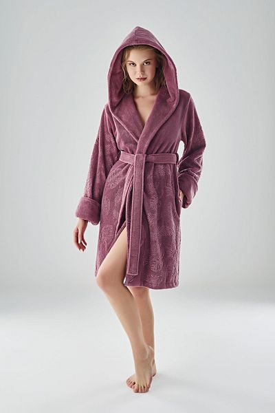 Nuşa Φούστα Jacquard Triga Bamboo Βαμβακερό μπουρνούζι