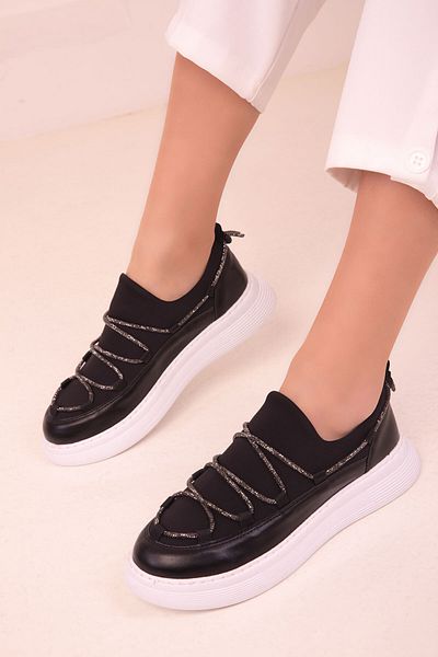 SOHO Women's Black Sneakers 17895