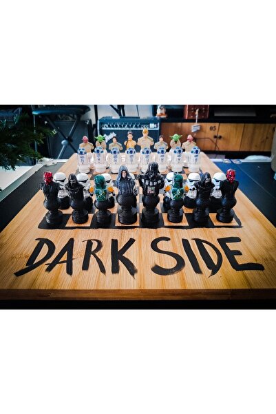 TuransoyCraft Star Wars Karanlık Ve Aydınlık Taraf Satranç Takımı Taşları (sadece Taşlar)