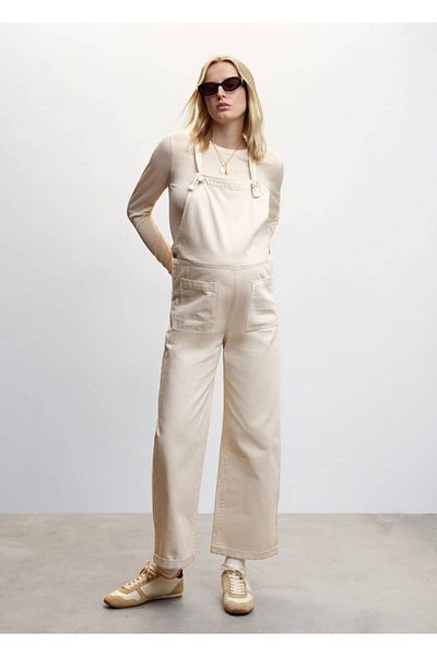 MANGO Woman Jumpsuit Lightweight and Fashionable Design