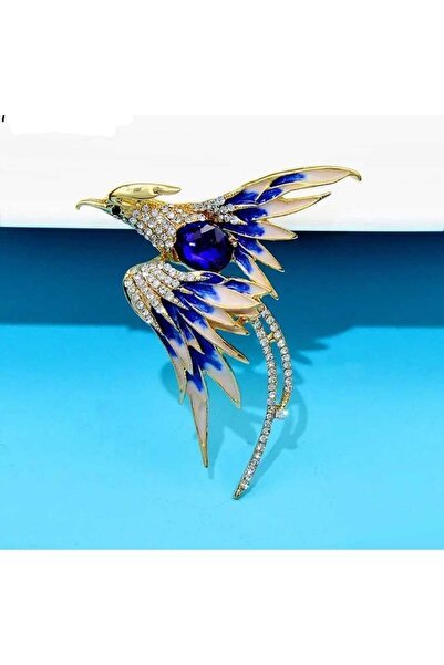 ESJ Anka Kuşu Unisex Broş 94774 Ebat: 5,5*6,1 Cm