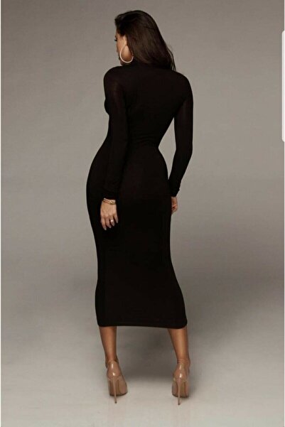 Moda Tekcan Boydan Kalem Elbise