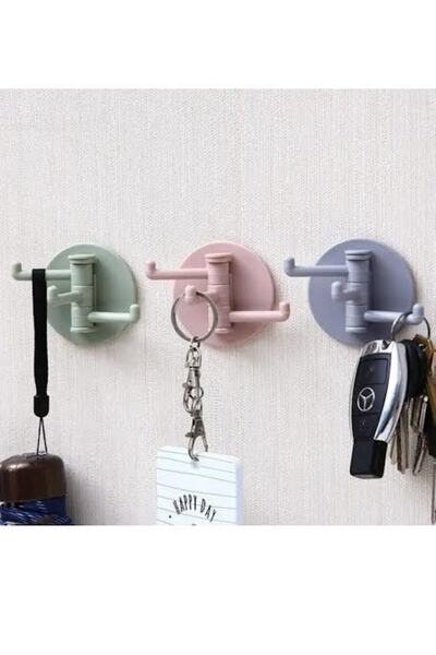 Hibana 3 Kancalı Çok Amaçlı Plastik Askı