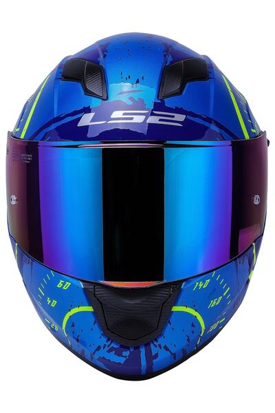 LS2 Stream Evo Tacho Mavi-neon Sarı Kask