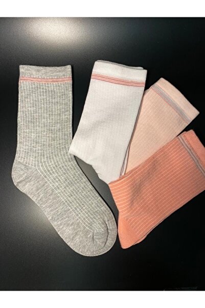 YAADE Bambu Dikişsiz Soket Çorap 4çift