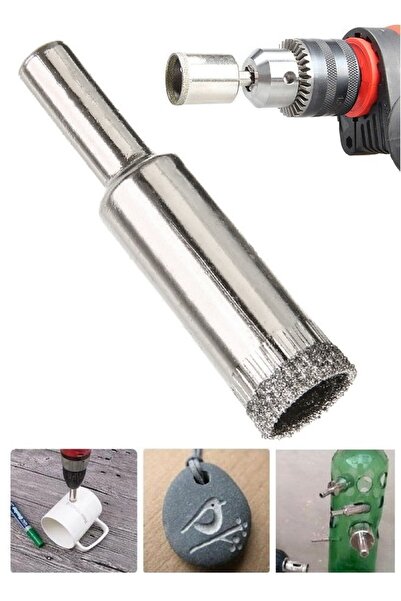 Depolife 8mm Mermer Granit Fayans Cam Yuvarlak Delme Panç Elmas Uç Yuvarlak Açma Matkap Için Karot