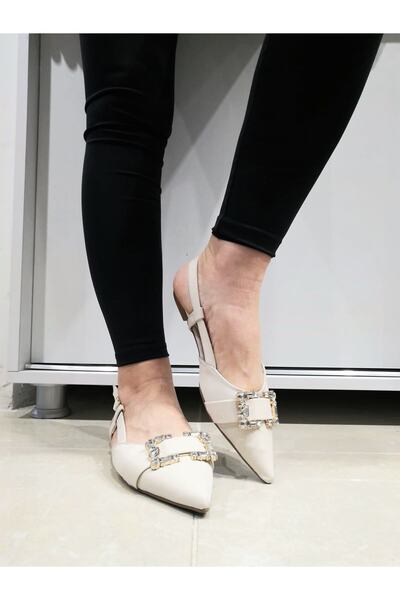 PUNTO Arme Cıty Ac27707700 Taşlı Topuksuz Şık Babet