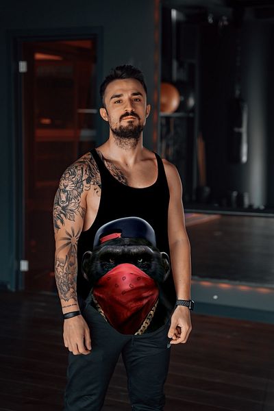 Freeyez Hooligan Gorilla Gym Fitness Tank Top رياضي