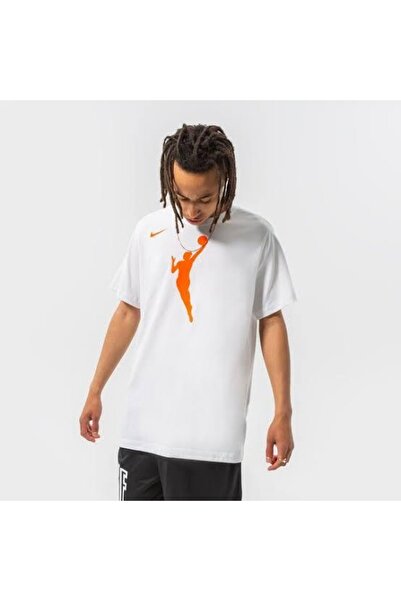 Nike Mens Wnba Orange Jumpwoman Primary Logo T-shirt (dr9316-100)