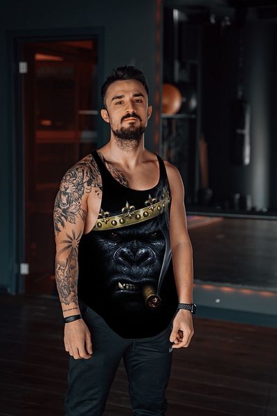 Freeyez قميص رياضي بدون أكمام للياقة البدنية من King Gorilla Gym