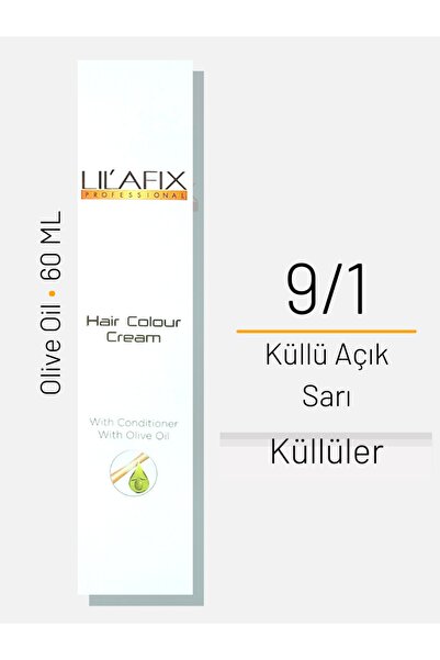 Lilafix Saç Boyası No 9/1 Küllü Açık Sarı 60ml