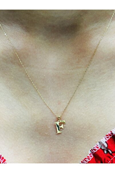 Hakan Güler Kuyumculuk 14 Ayar Altın F Harfli Zincir