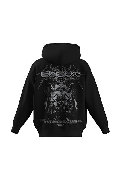 Shout Oversize Asmodeus Unisex Zip Up Hoodie