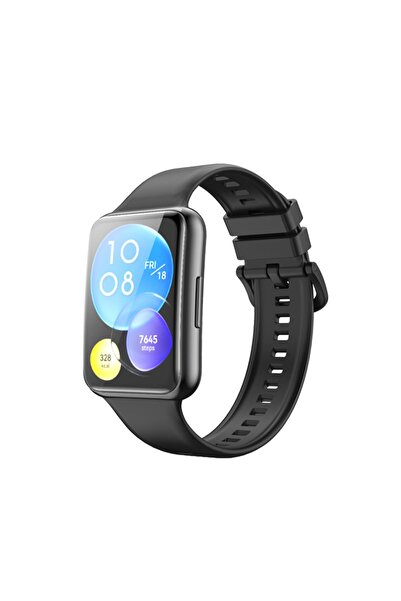 İncisoft Huawei Watch Fit 2 Uyumlu Kordon Spor Soft Pürüzsüz Yumuşak Tasarım ...