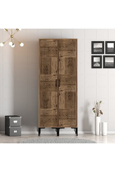 Variant Mobilya Kumsal 2 Kapılı Gardrop Pp - Ceviz