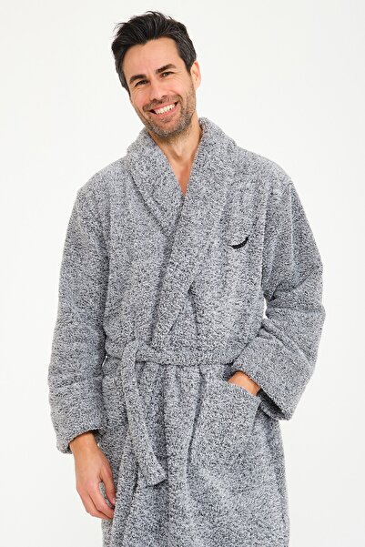 Miespiga Erkek Welsoft Şal Yaka Polar Sabahlık