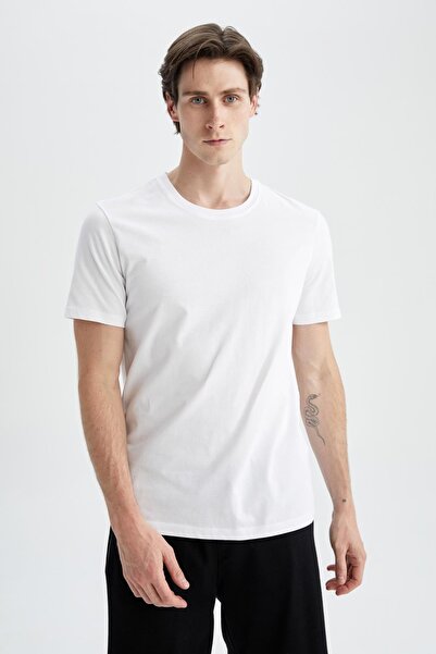 DeFacto Regular Fit Crew Neck Basic T-Shirt