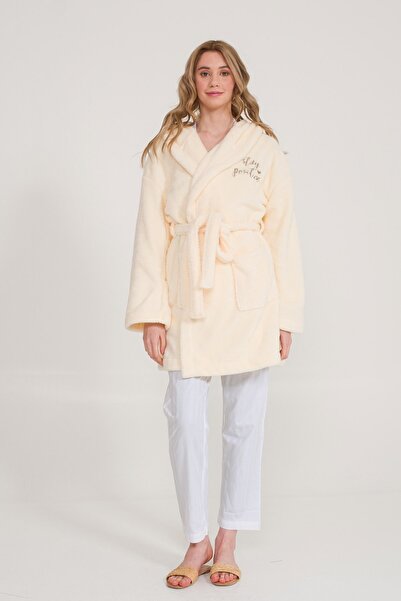 Miespiga Welsoft Hooded Plush Women's Dressing Gown