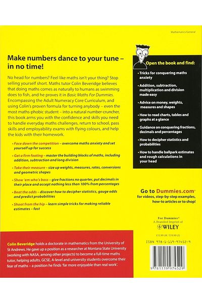 Kolektif Kitap Basic Maths For Dummies