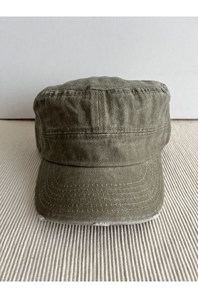 CosmoOutlet Fidel Castro Model Washed Antique Look Unisex Green Hat