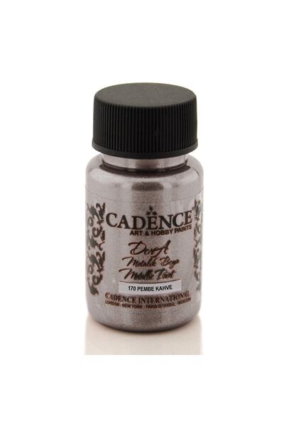 Cadence Dora Metalik Boya 50ml 170 Pembe Kahve