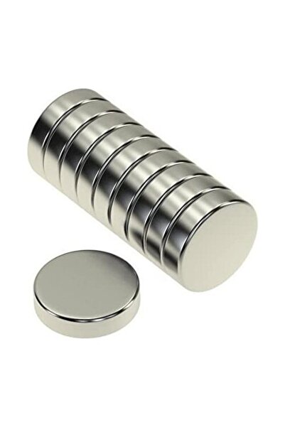 Dünya Magnet 20x5 Mm Neodyum Mıknatıs - Yuvarlak, Güçlü Magnet (2 Adet)