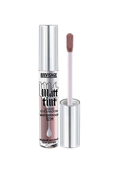 LUXVISAGE COSMETICS TURKEY Sıvı Far Matt Tint Waterproof Matte Liquid Eyeshadows Nude 105 Ash Lilac