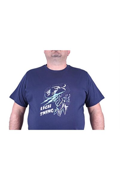 Starbattal Ανδρικό μπλουζάκι με στάμπα Lightning 23132 Marin