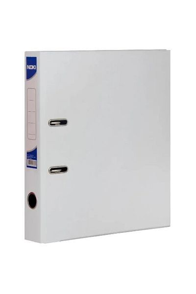 Noki 5 Pieces White Narrow Plastic Folder