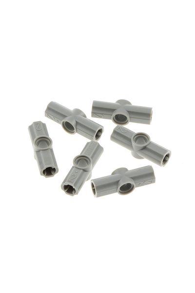 LEGO Original Technic Custom Axle Connector Angled#2 Connection Parts Light Gray 4 Pieces to Send