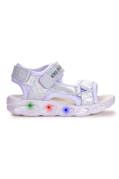 KARAMAZI Kids 133 Hologram Lighted Girls' Velcro Sandals Shoes