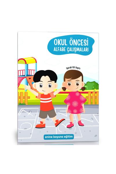 Enine Boyuna Eğitim Preschool Alphabet Work Book