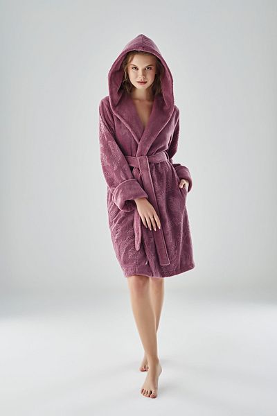 Nuşa Φούστα Jacquard Triga Bamboo Βαμβακερό μπουρνούζι