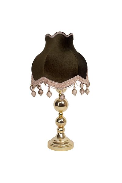 Dekovien Vintage Khaki Green Velvet - Quality Lampshade Workmanship for Living Room Ab0354