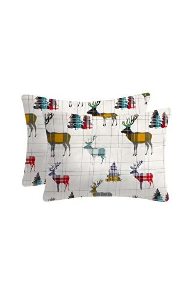 Lief Home غطاء وسادة مصنوع من قماش الفانيلا القطني بنسبة 100%| 50x70 (2 قطعة)