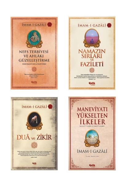 Çelik Yayınevi Imam-ı Gazali Seti Nefs Terbiyesi-namazın Sırları-dua Ve Zikir...