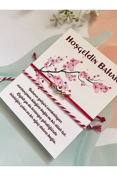 Farah Butik Marteniçka Wish Bracelet-red Destiny Bracelet-gift Bracelet-luck Bracelet-women's Bracelet