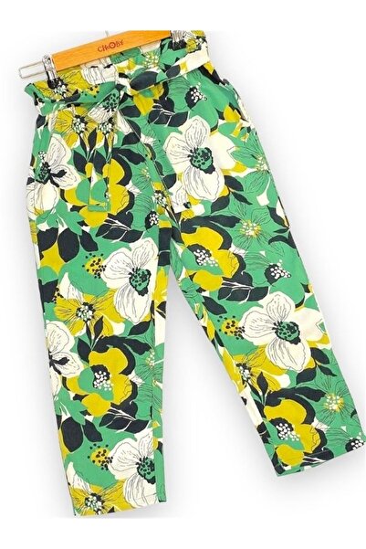 Çikoby Дівчачі штани з квітковим візерунком