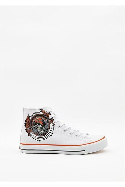 Harley Davidson 023m100358 Pittsburgh White Men's Sneaker