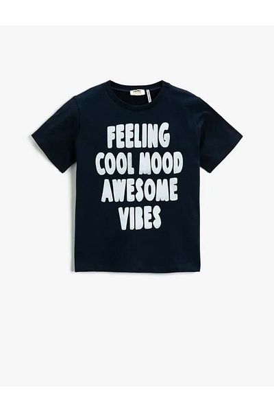 Koton Boys' Clothing T-Shirt 2ykb16854tk Medium Indigo