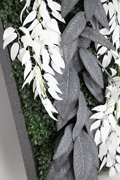 Yapay Çiçek Deposu Yapay Dikey Bitki Hazır Duvar Paneli 50x100 Cm Model 5