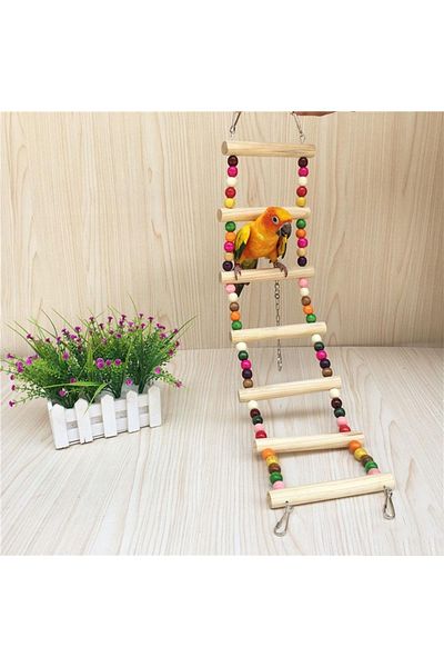 Petistera Wooden Bridge/stair for Budgie 27x7cm