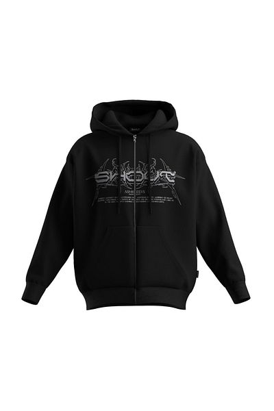 Shout Υπερμεγέθη κουκούλα Asmodeus Unisex με φερμουάρ