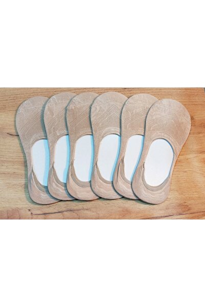 Leement socks Комплект от 6 невидими чорапи от бамбук и силикон балерина