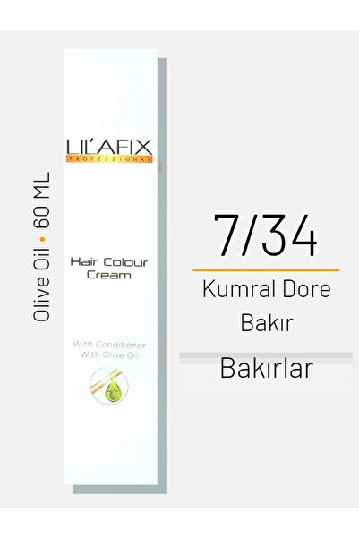 Lilafix Saç Boyası No 7/34 Kumral Dore Bakır 60ml