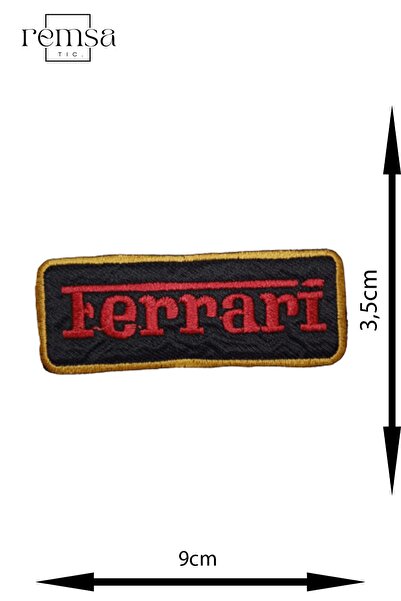 REMSATİC Ütü Ile Yapışan Arma - Yama - Patch - Modeli (9cm X 3,5cm)