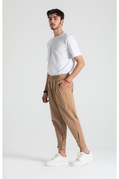 RUBYSTARS Soil Leg Detail Bohemian Design Jogger Pants
