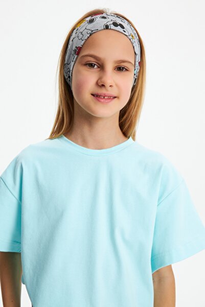 Babygiz Κοριτσίστικο χτενισμένο βαμβακερό λουράκι μαλλιών με εύκαμπτο σχέδιο